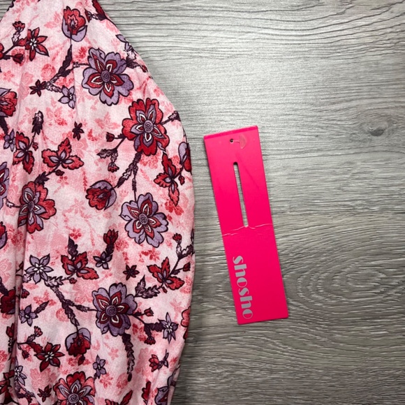 ShoSho Long / Maxi Dress - Floral Pattern (Pink / Purple) - Size Small - Picture 12 of 12